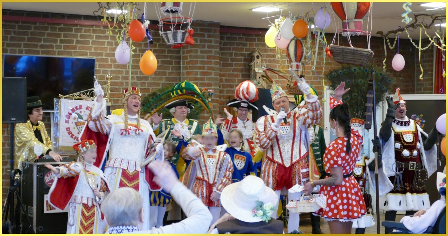 Kölner Dreigestirn mit Gefolge und Kinder Dreigestirn 2023