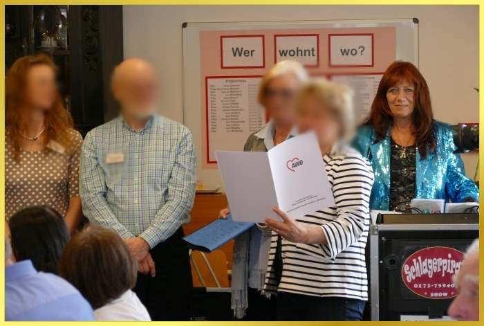 offizieller Teil der Veranstaltung.