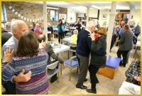 Neujahrsempfang mit Musik und Tanz.