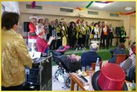 Dreigestirn auf der B�hne.