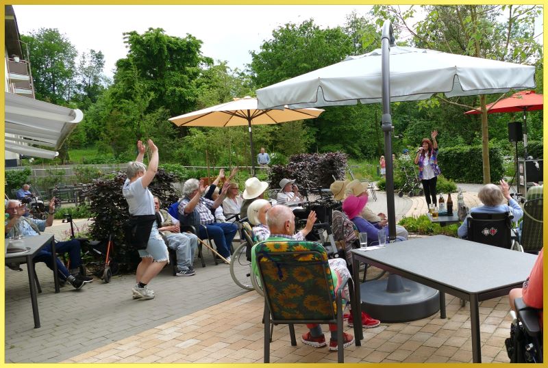 Bewohnerfest im Garten
