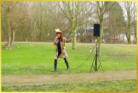 Marina mit Karnevalskost�m