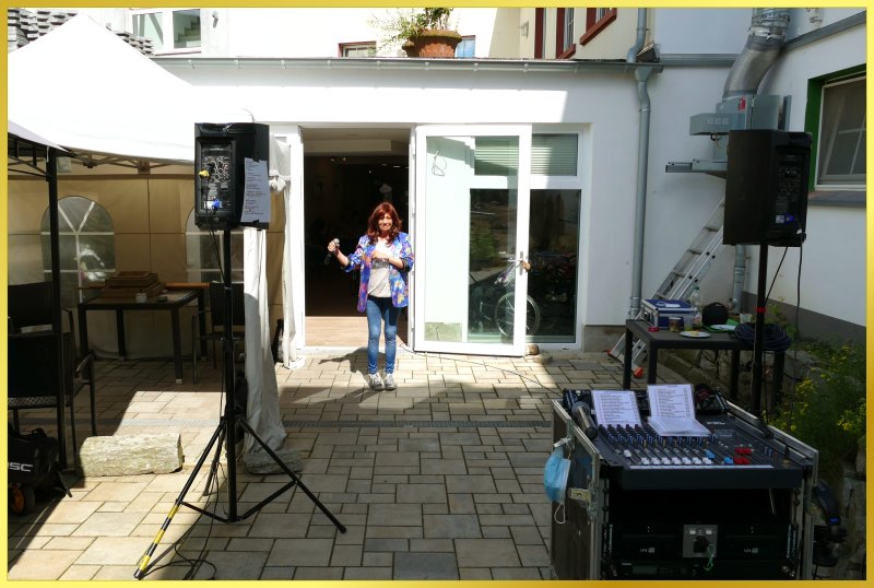 30 Grad beim Sommerfest mit Marina.