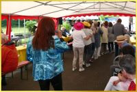 Strandparty im Garten