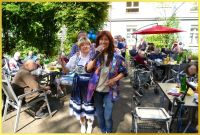 Schlagers�ngerin Marina beim Sommerfest