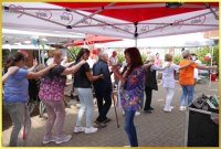 Bunte Paillettenjacke