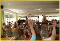 Gute Laune beim feiern.