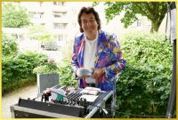 Schatzi am Mischpult.