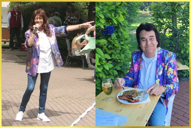 Fotomontage Schatzi und die Schlagerpiratin.