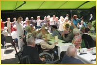 Sommerparty der Senioren.