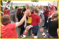 Musik und Tanz am Nachmittag.